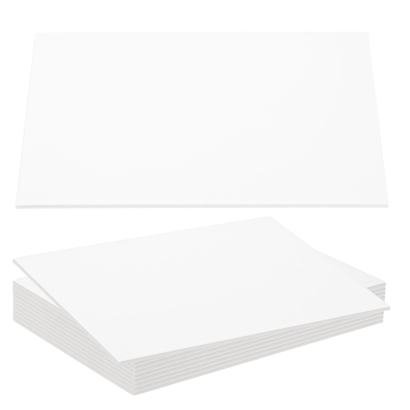 PATIKIL 12x8x0.1" Chipboard Sheets, 10Pcs 100PT Thick Book Board Binders Board Sturdy Bookbinding Supplies for Book Binding Cover White