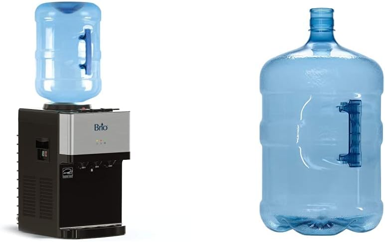 Brio Limited Edition Top Loading Countertop Water Cooler Dispenser with Hot Cold and Room Temperature Water. UL/Energy Star Approved