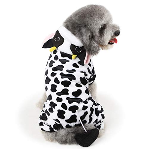 Disfraz para perro Hemobllo de vaca talla L miniatura 2