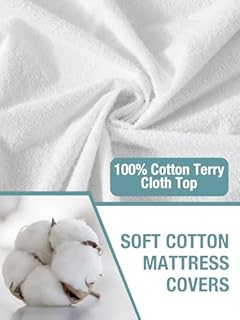 Bedecor Queen Waterproof Mattress Protector,Pee and Liquid Proof Cover for Pets, Elderly, and Incontinence, Fitted Deep Pocket for 9-18 Inch Deep