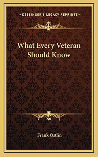 What Every Veteran Should Know