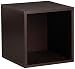 Foremost 327609 Modular Open Cube Storage System, Espresso