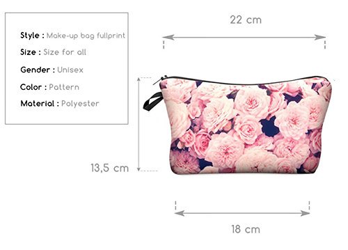 CINEEN Borsa Cosmetico - Make-up Bag Beauty Case