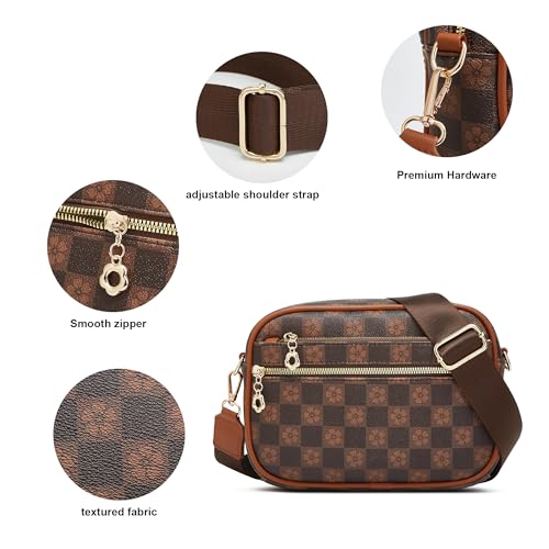 Image of Crossbody Purse for Women Small Crossbody Bags Trendy Vegan Leather with Adjustable Shoulder Straps Gift for Mother Wife Mom