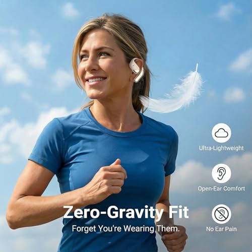 Image of AI Translation Earbuds Real Time - 194 Languages Translator Earbuds, No Subscription, 60H Battery Open Ear Bluetooth 5.4 Headphones, Audifonos Traductores Ingles Espanol for Travel Business Learning