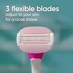 Gillette Venus ComfortGlide Disposable Razors for Women, 2 Count, White Tea Scented Moisture Bars for a Smooth Shave - Image 3