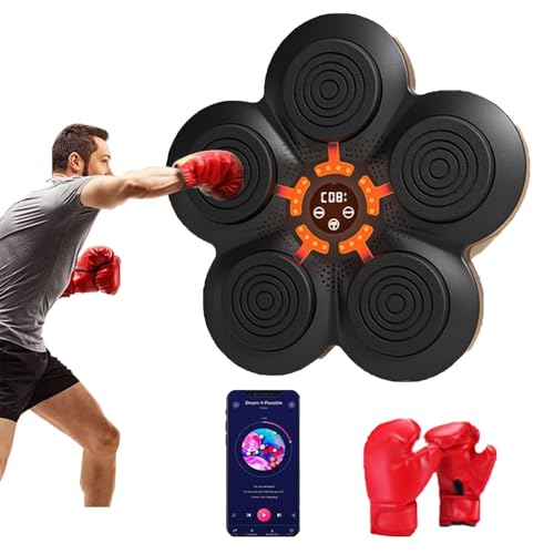 FanSee Máquina Boxeo música Boxeador de música for Montaje en Pared for hogar, máquina Boxeo...