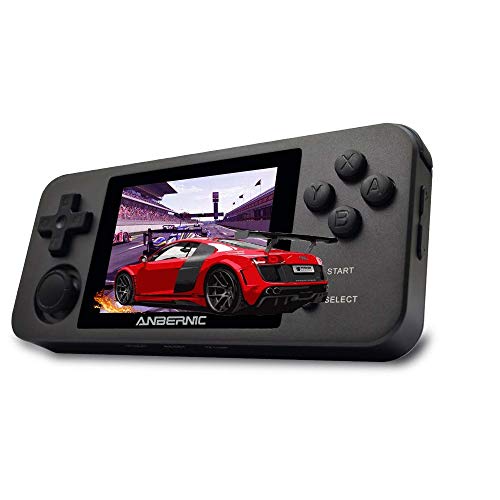 RG280M Handheld Game Console , Retro Game Console OpenDingux Tony System , Free with 32G TF Card Built-in 2500 Classic Game Console 2.8 Inch IPS Screen Portable Video Game Console - Black