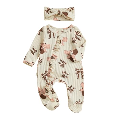 Baby Girl Christmas Outfit Long Sleeve Romper Infant Onesie Newborn Jumpsuit Clothes My First Christmas Outfits