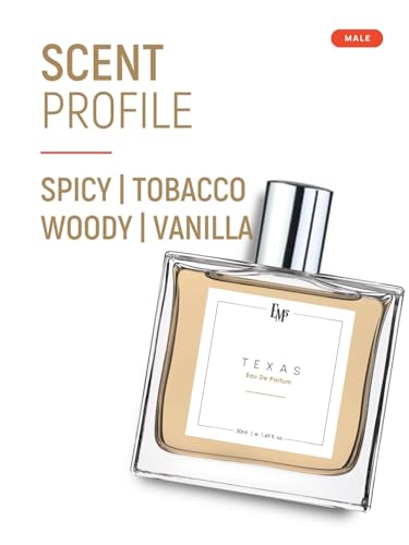 Image of EM5 Texas Perfume for Men |Spicy Woody Sweet Aromatic Fragrance | 50 ml Eau de Parfum Spray | Luxury Gift for Him