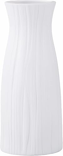 Jarrones blancos decoración bohemia para plantas de flores jarrón simple para plantas secas de lavanda flores artificiales de hierba de pampa jarrón