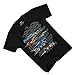 Hot Wheels Short Sleeve Shirt - Boys Short Sleeve Tee - Cars Shirt (Black, X-Large)