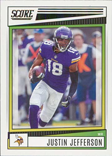 2022 Score #103 Justin Jefferson Minnesota Vikings Football Card