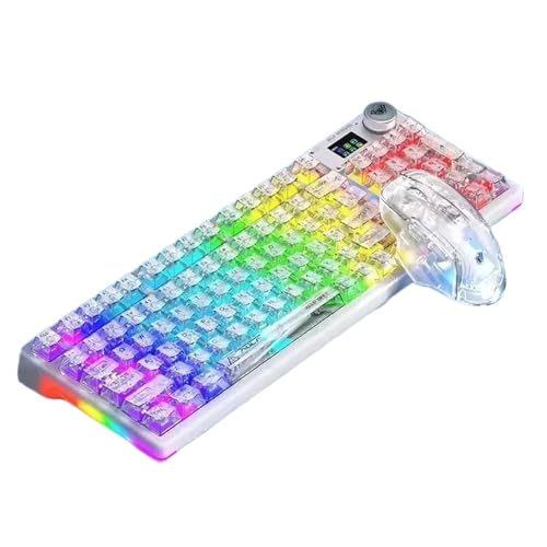 KXPbg\CX Bluetooth JjJL[{[h RGB  2.4G ڑQ[уItBXp PC ANZTƌ݊(WHITE-MOUSE SET)