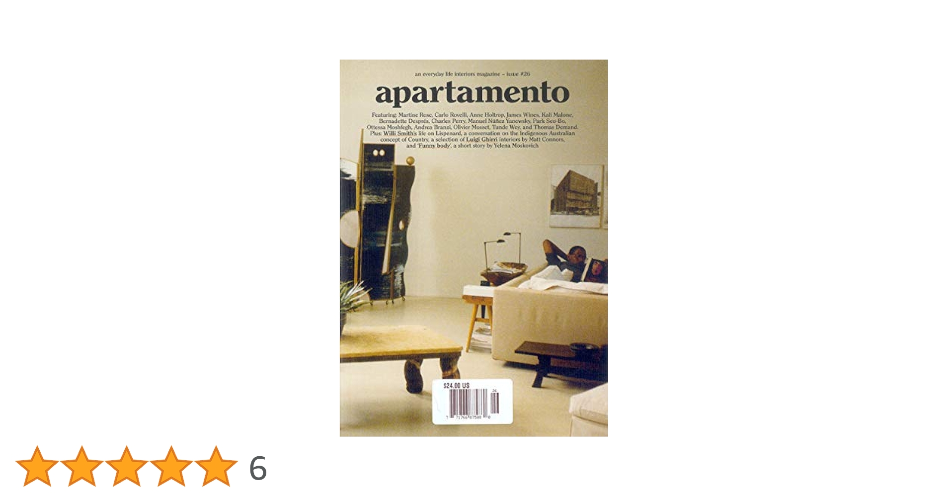 ポストカード付‼️ 第26号「Apartamento Magazine 26」 ポストカード付‼️ 第26号「Apartamento Magazine 26」