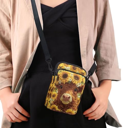 Image of Lightweight Small Crossbody Bags Cell Phone Purses Travel Pouch Shoulder Bag for Women