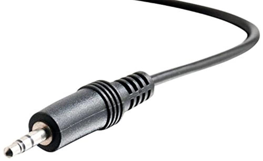 C2G 40416 kabel audio stereo 3,5 mm M/M, kabel AUX, czarny (50 stóp, 15,24 m)