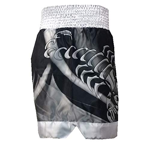 Calção Short Muay Thai - 2798 - Prata - M