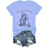 Off to Cause A Kerfuffle Shirt Off to Cause A Kerfuffle Groundhog T-Shirt Funny Tee Unisex Sky Blue