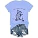 Off to Cause A Kerfuffle Shirt Off to Cause A Kerfuffle Groundhog T-Shirt Funny Tee Unisex Sky Blue