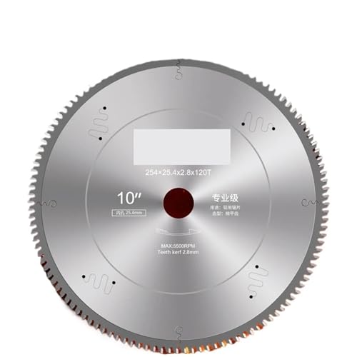 Lame scie circulaire aluminium 230mm à 100 dents anti-bavure pour profilés