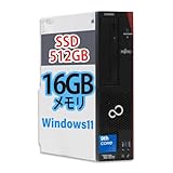【整備済み品】 デスクトップパソコン 富士通 ESPRIMO D588/第9世代 Core i3-9100/メモリ 16GB/高速SSD 512GB Windows11&Ms Office2019/DVDドライブ/DisplayPort/マルチ画面対応/初期設定済