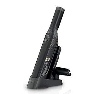 Shark WV201BK WANDVAC Cordless Hand Vac, Lightweight & Portable at 1.4 lbs. with Powerful Suction, Charging Dock, One-Touch Empty for Car & Home,Mattress,Duster Crevice Tool Included, Black(Pack of 1)