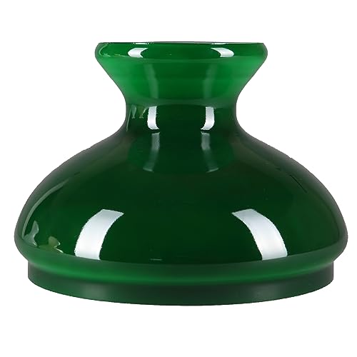 Petroleumglas Lampenglas Ersatzglas Ø185mm Leuchtenglas Opalglas Glasschirm 140mm Höhe Grün