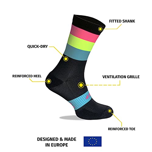 Fahrradsocken LCTT Lange Sportsocken für Rennrad und MTB