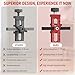 DUDUXI 2-In-1 Cabinet Door Mounting Jig With Quick Edge Positioner, Adjustable Cabinet Door Installation Positioner, Aluminium Alloy Versatile Cabinet Door Positioning Tool With 2 Mounting Adapters