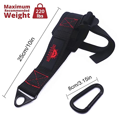 Lights Mountain 2 Pcs Fitness One-Hand Wrist Strap Exercise Handle Arm Wrestling Forearm Strengthener,Pull-Down Multi Gym Bodybuilding Cable Attachment Tricep Handle #TOP1