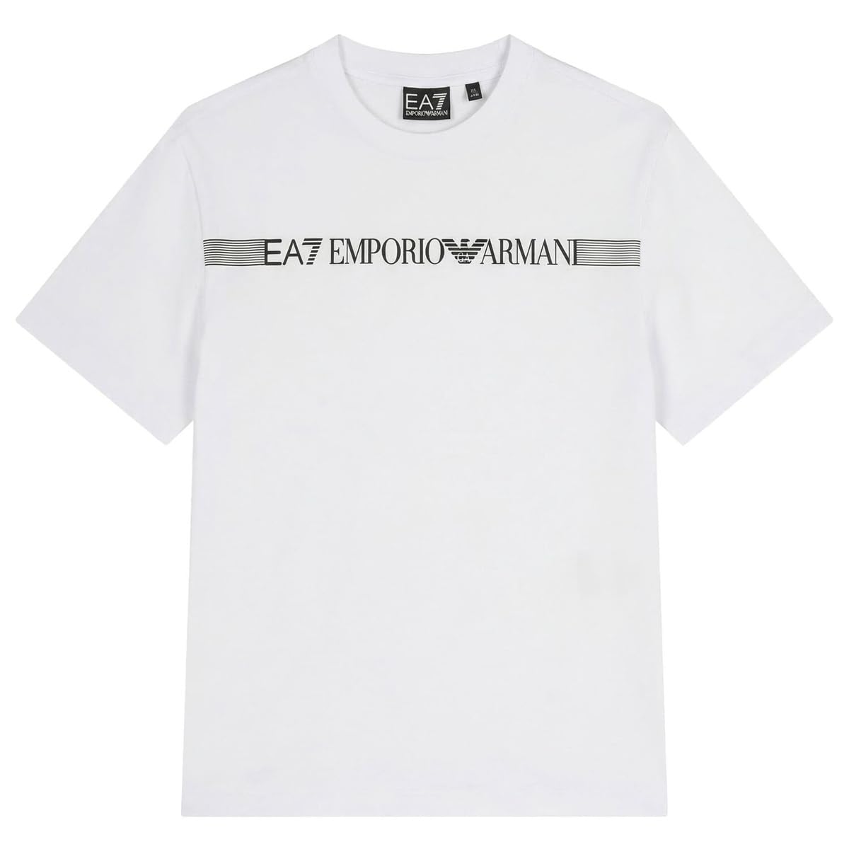 Emporio Armani EA7 Set con T-shirt e Pantaloncini Logo Series in jersey di cotone per Bambini e Ragazzi, 7B000267