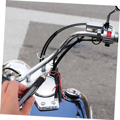 Wakauto 4Pcs Sinal De Volta Da Motocicleta Acessórios Da Motocicleta Sinais De Volta LED Indicadores