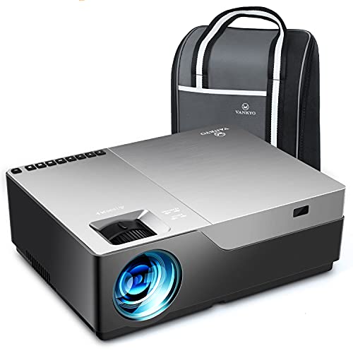 VANKYÎŸPRÎŸ Native 1080P LED Projector, Home Video Projector with 300" Display Compatible with TV Stick, HDMI, VGA, USB, Laptop, iPhone Android for PowerPoint Presentation, Home Cinema & Outdoor Movie
