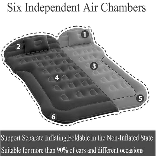 Xiazhi Auto Materasso Gonfiabile Per Land Rover Defender 90 110 2020-2024 2025, Materasso Da Viaggio Ispessito Multifunzionale Materasso Da Viaggio Da Campeggio - 2