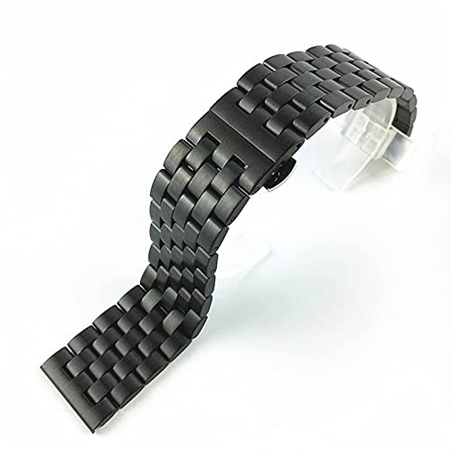 Bracelet de montre en acier pour hommes et femmes idéal pour le bureau et les sorties