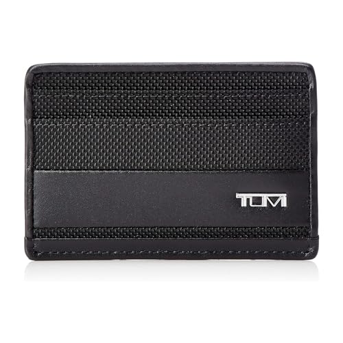 Image of TUMI - Alpha Slim Card Case - Slim Billfold Wallet for Travel - Slip Pocket Wallet - Small Wallet - 2.8 inch X 4.1 inch X 0.2 inch - Black