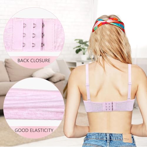 Teens Training Bras for Girls Big Kids Padded Sports Bra Adjustable Straps Bralette with Underpants Sets3