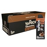 Pack YoPRO Bebida Láctea Energy Boost UHT Capuccino 15g de Proteínas 250ml - 24 Unidades