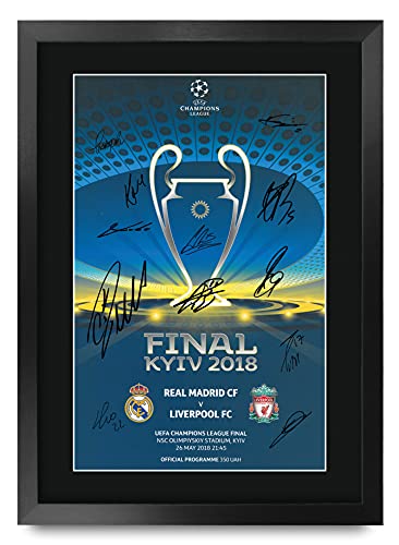 HWC Trading FR A3 Real Madrid 2018 Final Programme Gedruckte