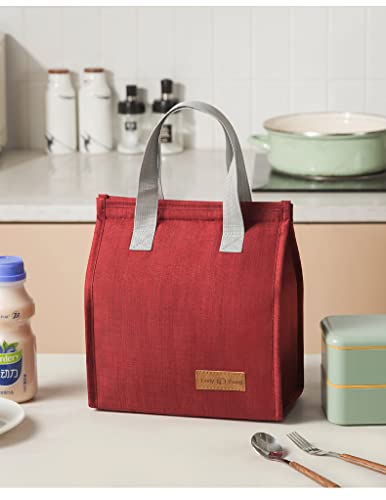 Bolsa Térmica Unissex Fitness Marmita Viagem Nécessaire N-01 (Vermelho)