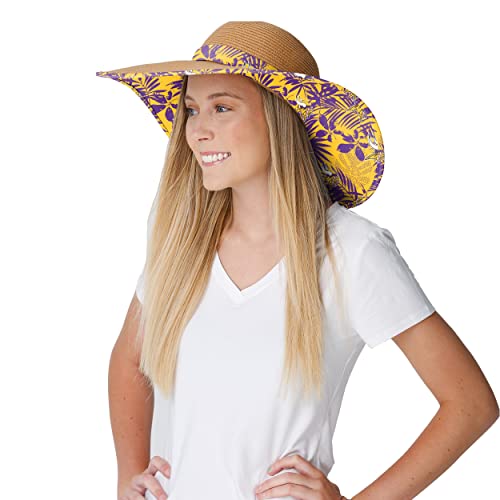 Image of FOCO NFL Womens Floral Straw Hat