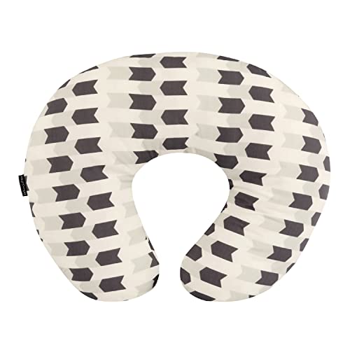 Image of Dream On Me Beeboo Nursing Pillow and Positioner, Breastfeeding and Bottlefeeding Pillow, Removable and Washable Pillow Cover, Soft and Breathable Fabric, Fawn Brown