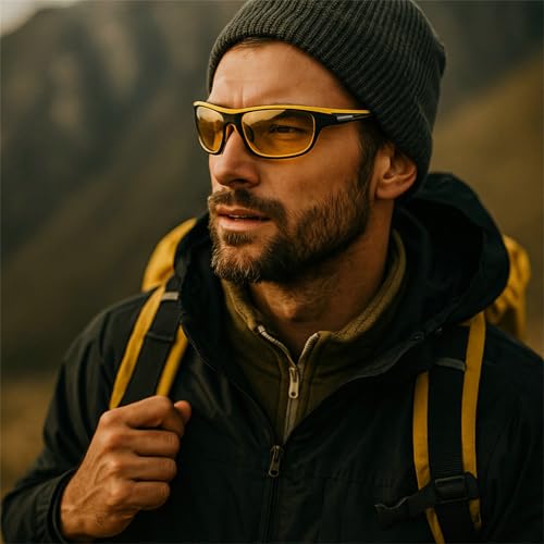 Image of willochra Sports Polarized Night Vision Reading Sunglasses For Men Women Full Lens Magnification Sunglass Readers F27