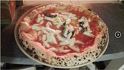 Megashopitalia Casapulla Keks aus Schamottestein für Pizza, Backofen, hergestellt in Italien (L30 x T30 x H2 cm)