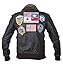 F&H Men's Top Gun Pete Maverick Tom Cruise Bomber Jacket XS Black