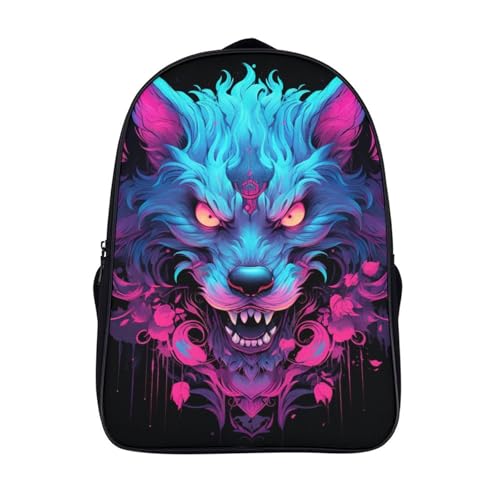Sac d'école loup pour l'outdoor et les voyages des enfants