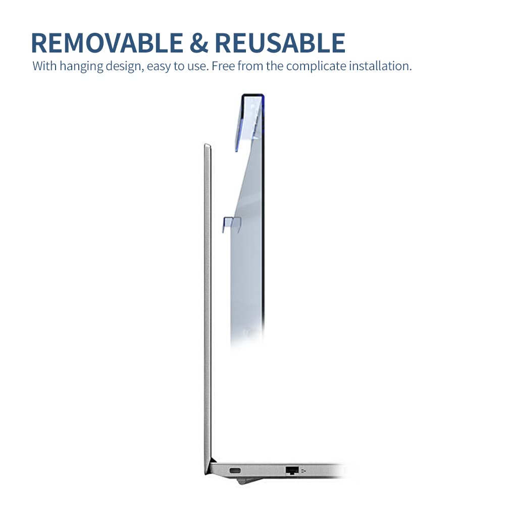 Ciciglow Protector de Pantalla Anti Luz Azul Monitor Colgante Filtro Bloqueo Luz Azul Escudo Protección Ocular Antiarañazos