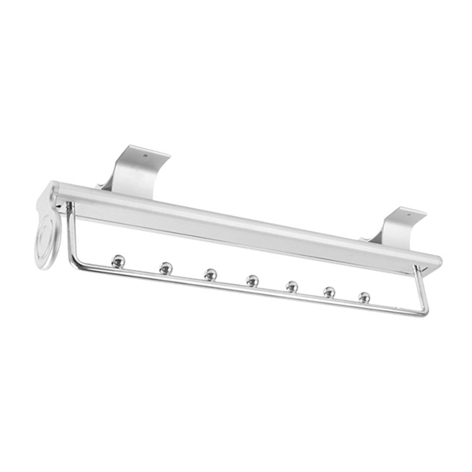 Telescopic Clothes Hanger Rack Storage Device for Wardrobe Vertical and Longitudinal Rod Hanging Expandable Metal