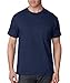 Hanes Men's Beefy-T T-Shirt with Pocket, Navy, L US (Chest 42-44)